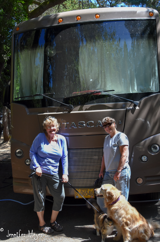 Kathy took a few last photos of us with Bessie.