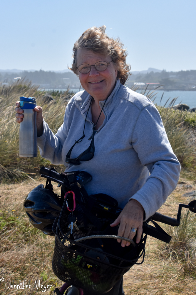 And the ride back against the wind was brutal.