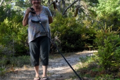 She walked over a mile on the nature trail, trotting to keep up with Bailey and me.