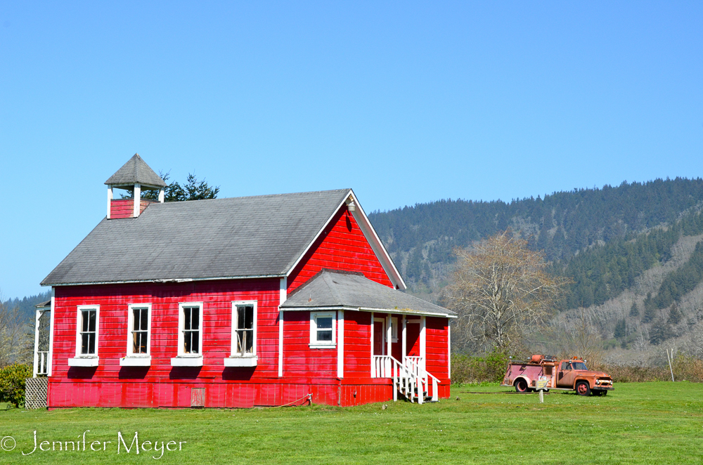 Well preserved and now part of a campground.