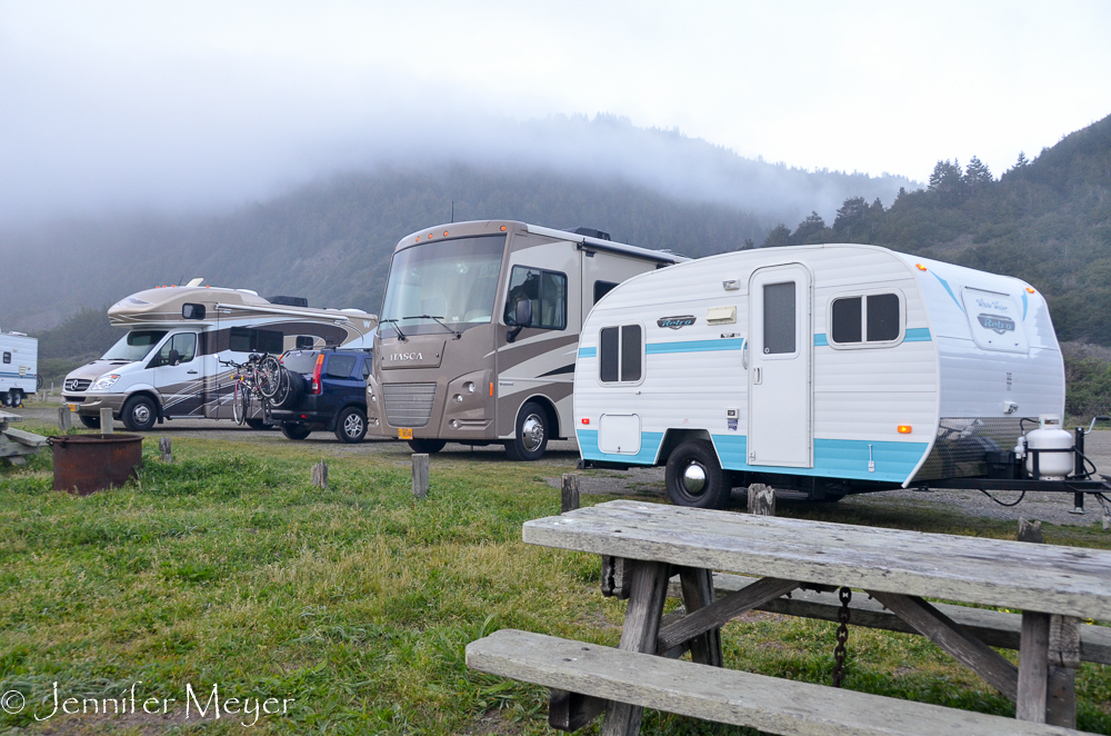 Finally got to the Howard Creek campsite.