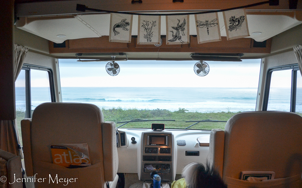 The view from our coach.