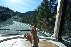 Kate was meeting the challenge of Highway 199 quite well.