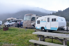 Finally got to the Howard Creek campsite.