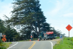 Stopping for road work.