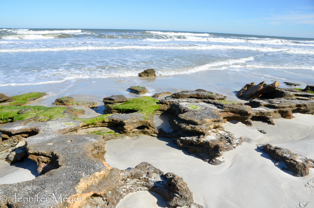 The tide was a little higher.