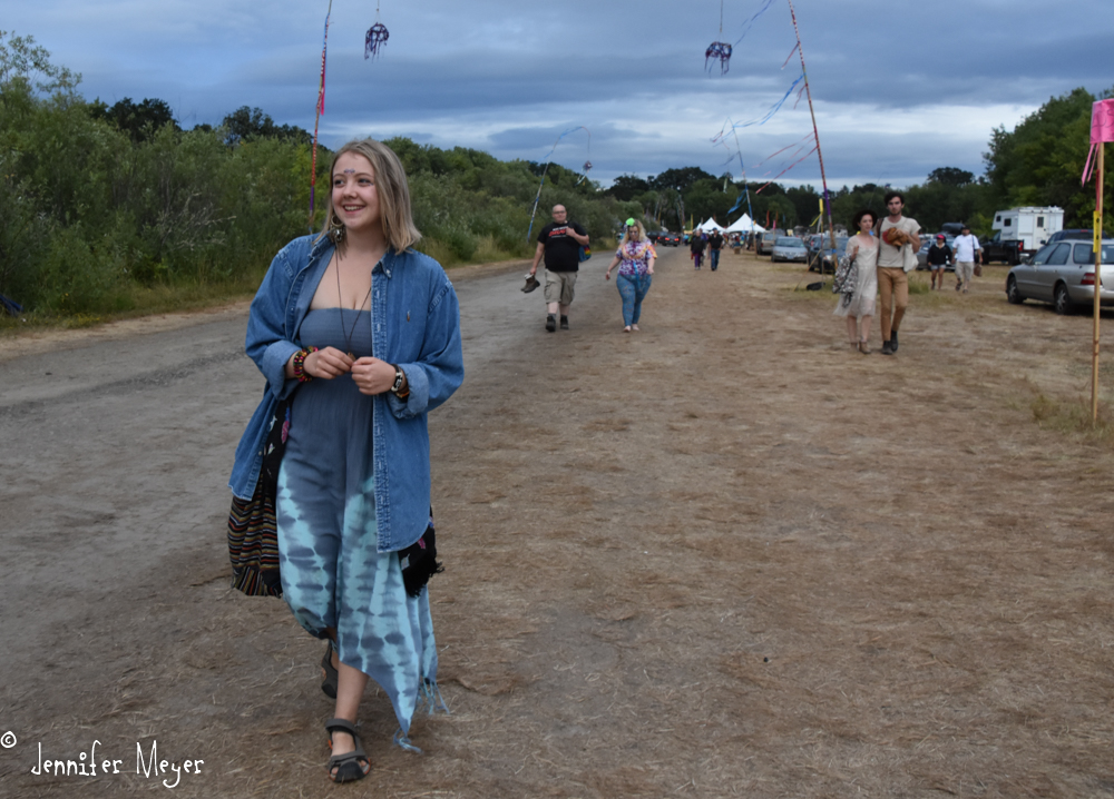 Heading out as the weather turns.