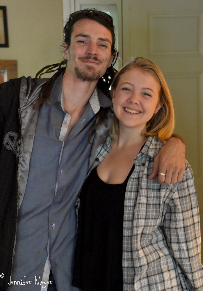 Aly and our son, Jesse.