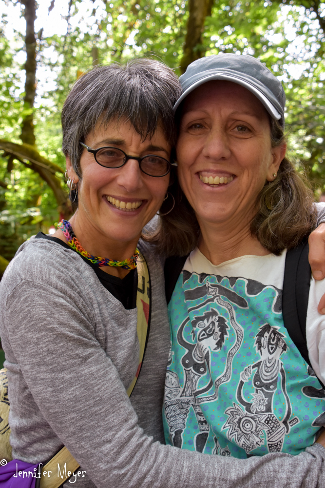 Two old friends: Penny and Terry.