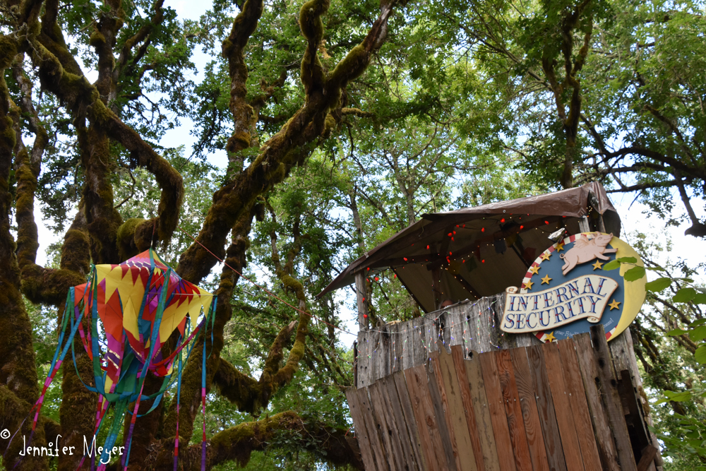 Security in the trees.