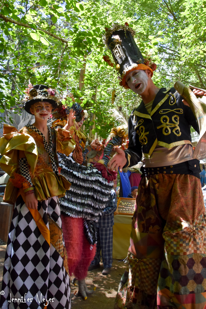 Tall father and son.