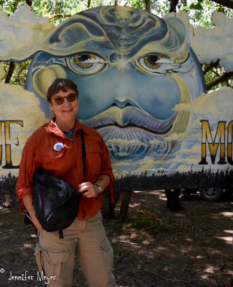 She took this photo of me.