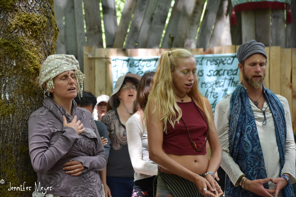 The audience was moved.