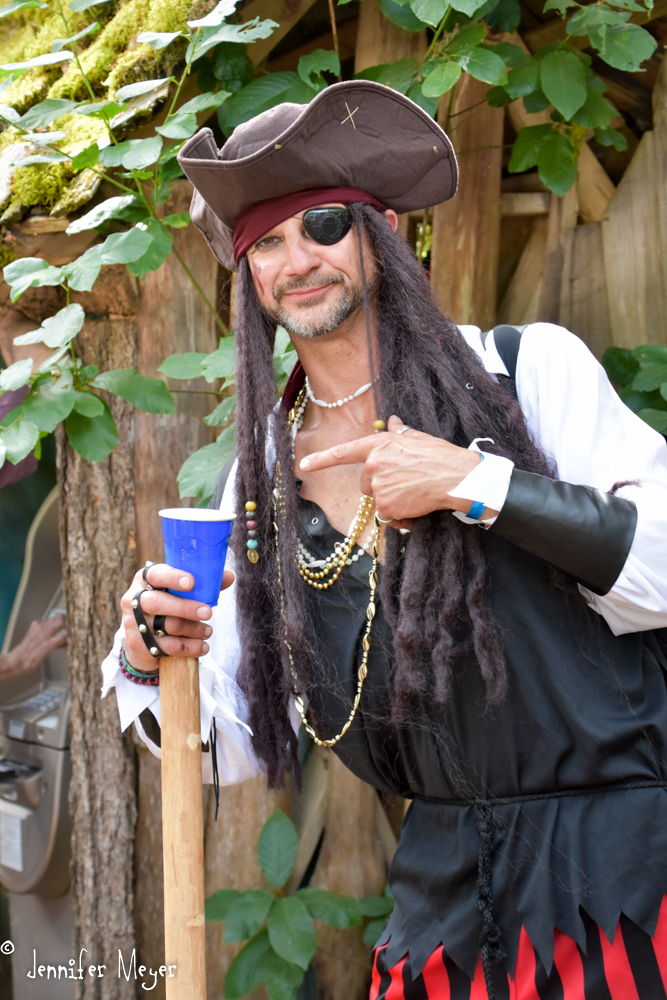 Drunken pirate.