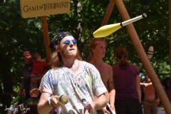 Anybody could try juggling balls or clubs in the Game of Throwns area.