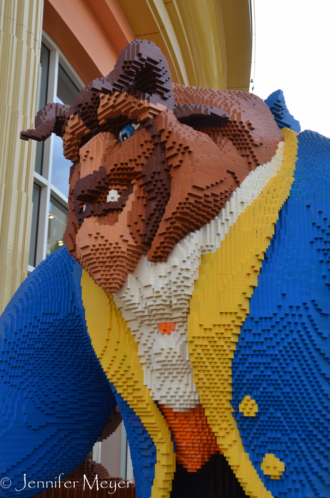 The Beast in legos.