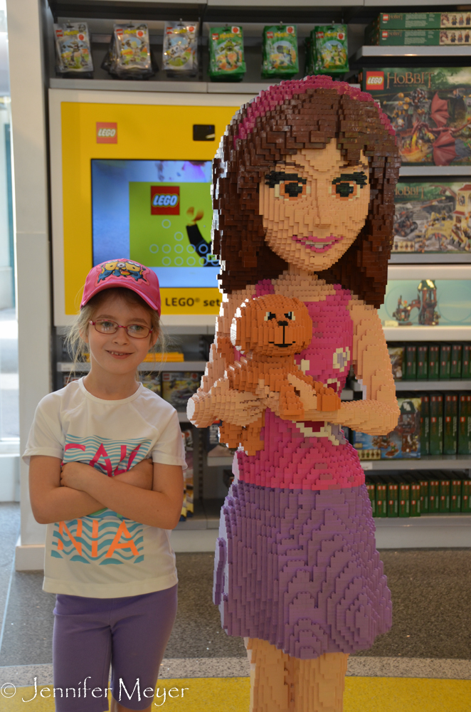 Maddie and the Lego girl.