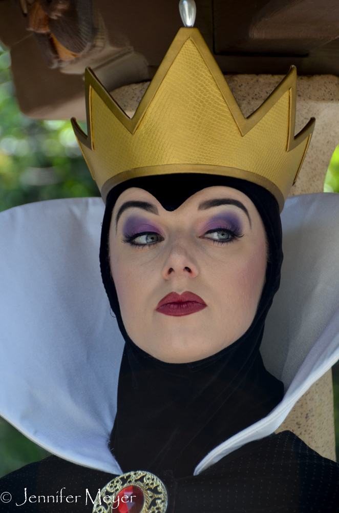 Some, such as the Wicked Queen, were just too intimidating to approach.