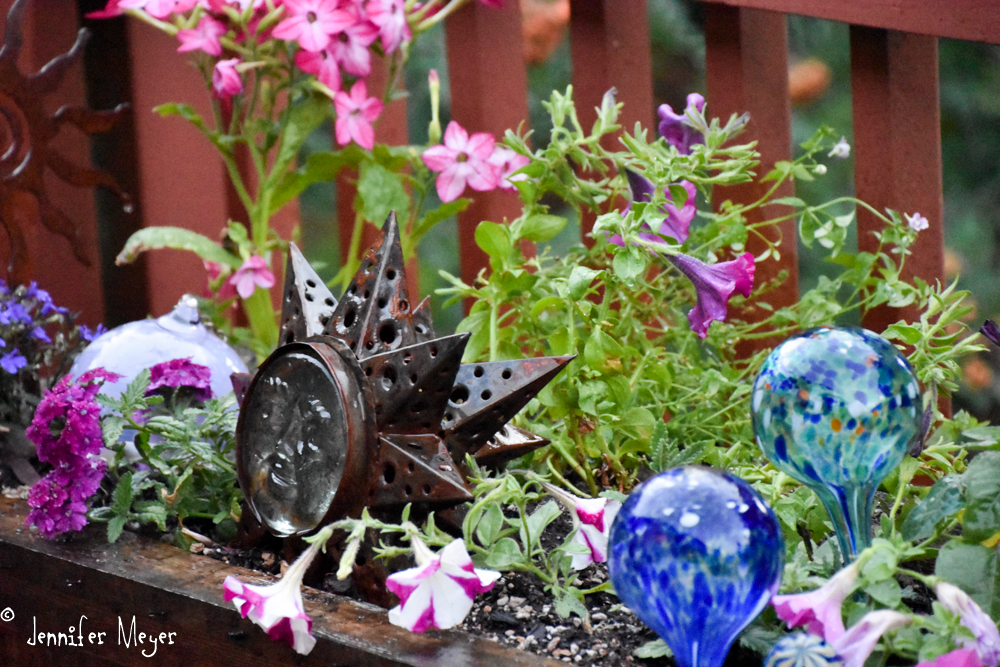 With some favorite little things.