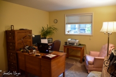 I moved my office into the upstairs spare room.