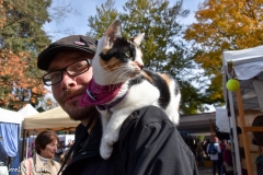 Just a guy and his cat.