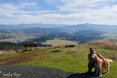 On the 12th, for my birthday, I hiked to the top of Mount Pisgah.