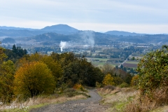 Looking toward Spencer Butte, where we live.