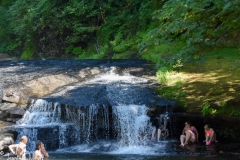 I had crawled behind this waterfall.