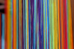 Rainbow strings.
