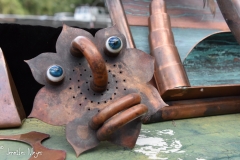 Fun outdoor shower head.