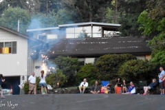 We got home in time for some neighborhood fireworks.