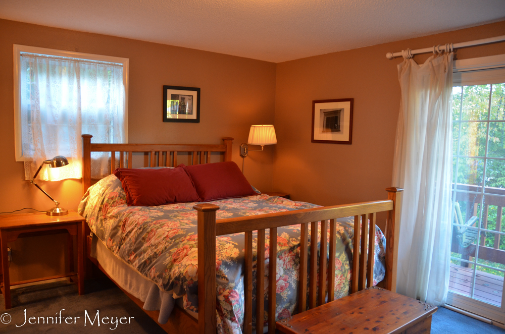 A very tidy master bedroom.