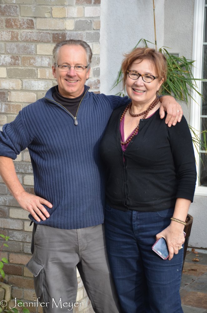 In Portland, we had a quick visit with Kate's old friend, Sherry, and her husband, David.