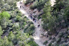 A very popular trail.