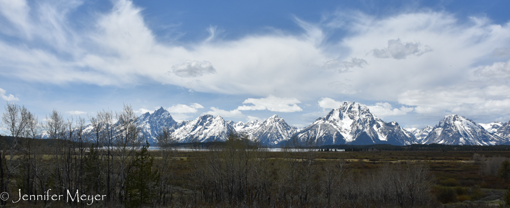 The third day, we drove though again on our way to Yellowstone.