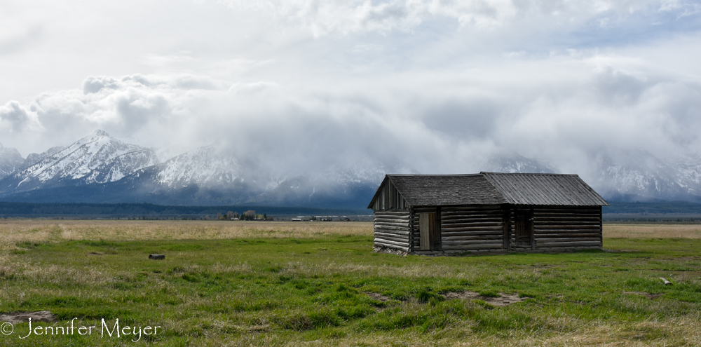 Near the campground are abandoned buildings from a Mormon homestead.