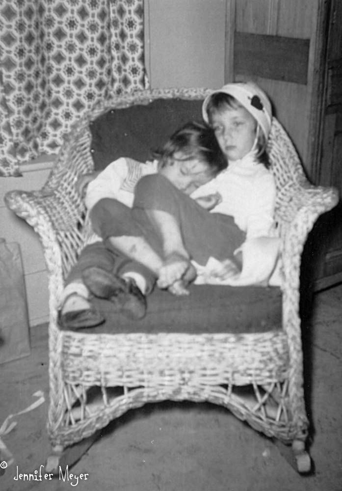 Me and Beth, about 1960.