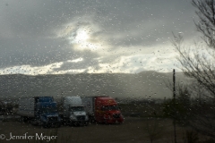 We took refuge for the night in a Walmart parking lot in Rocky Springs.