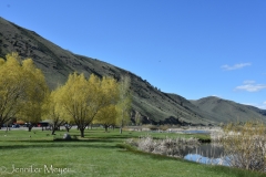 It was a beautiful park by the river.