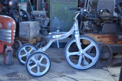 Aluminum tricycle from before WWII.