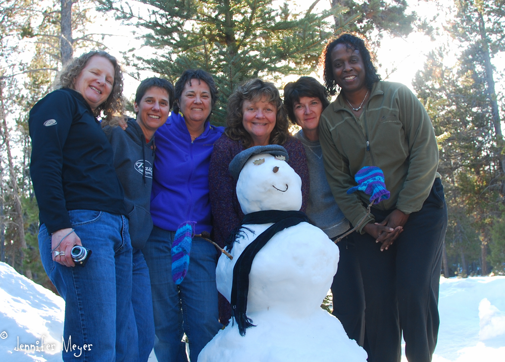 A snowy weekend with friends.