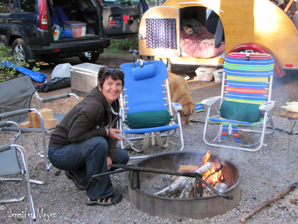 More camping together.