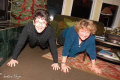 Christmas push-ups.