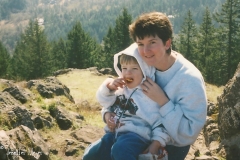 At the top of Spencer Butte.