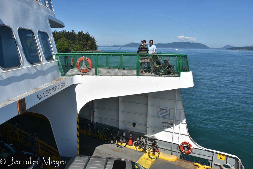 The next day, we drove to Anacortes and took the ferry to the San Juan Islands.