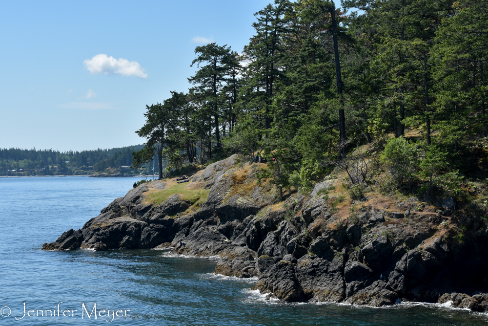 We stopped at Lopez Island