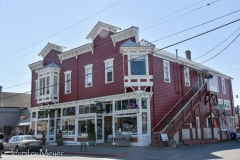 Nice shops in historic buildings.