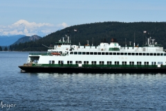 Passing another ferry.