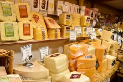 They have a huge refrigerated room filled with cheese from around the world.