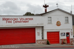 Fire station has a fresh coat of paint.